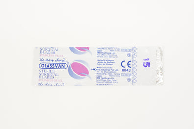 HMD GLASSVAN Sterile Surgical Blades Stainless Steel 15